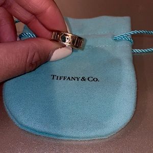 Tiffany & Co. atlas collection ring